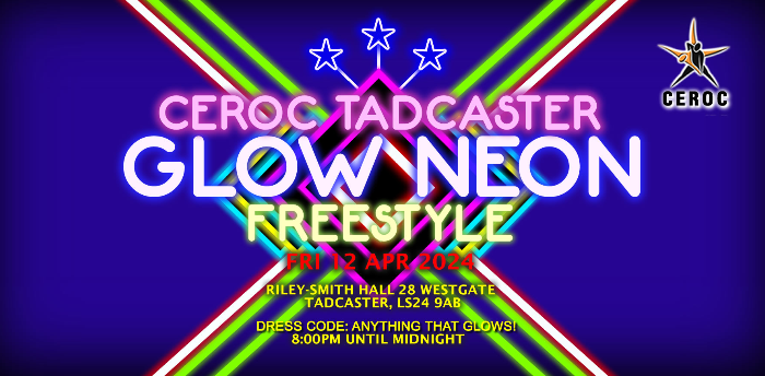 Ceroc Tadcaster Glow Neon Freestyle