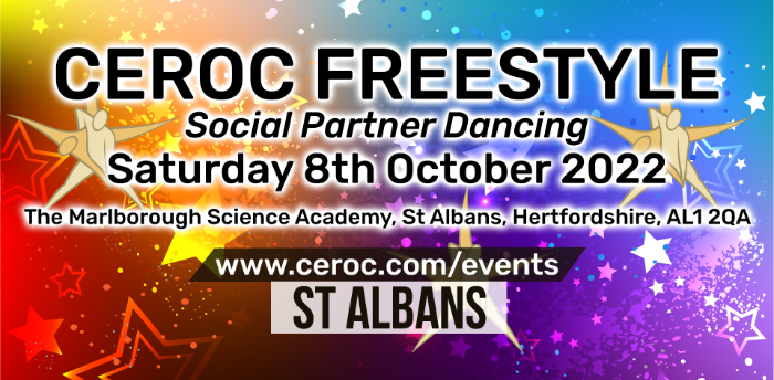 Ceroc St Albans Freestyle Saturday 08 October 2022