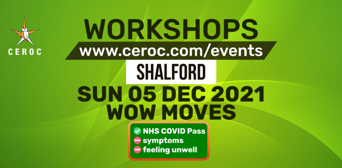 Wow Moves Workshop at Ceroc Shalford Sun 05 Dec 2021