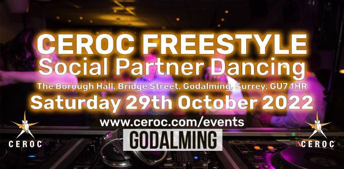 Ceroc Godalming 2 Room Freestyle Saturday 29 October 2022