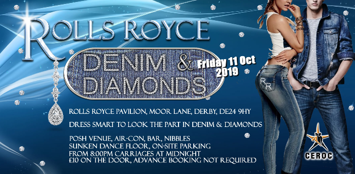 Rolls Royce Derby Denim and Diamonds Freestyle