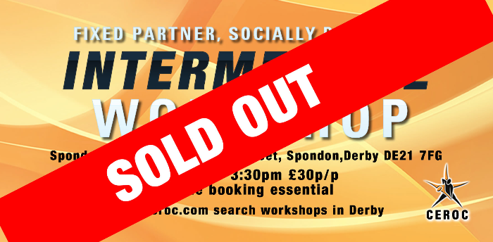Fixed Partner Socially Distanced Intermediate Workshop - Derby