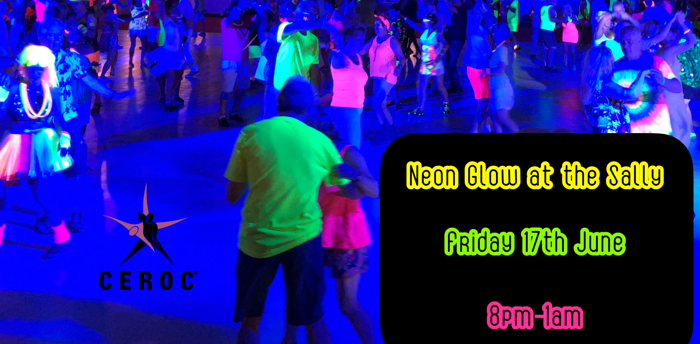 Ceroc Perth: Neon Glow at the Sally