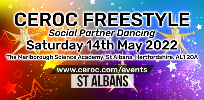 Ceroc St Albans Freestyle Saturday 14 May 2022