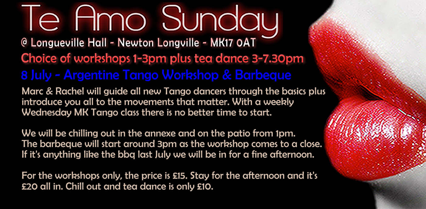 Argentine Tango Workshop at Te Amo