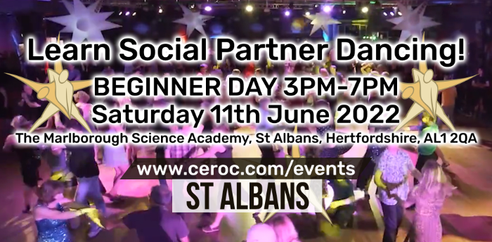 Beginner Day Ceroc St Albans - Saturday 11 June 2022