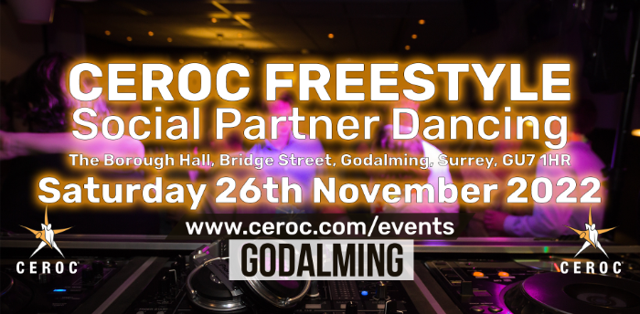 Ceroc Godalming 2 Room Freestyle Saturday 26 November 2022