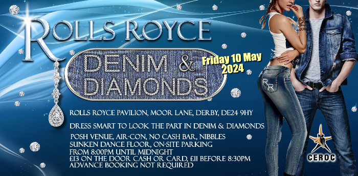 Rolls Royce Derby Denim and Diamonds Freestyle