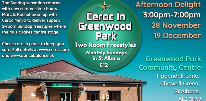 LFT Required - Afternoon Delight at Greenwood Park